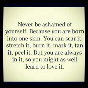 Never Be Ashamed
