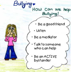 about anti bullying if you see bullying happening in your school ...