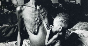 1968, A mother and child in Biafra #The case for humanity & the lack ...