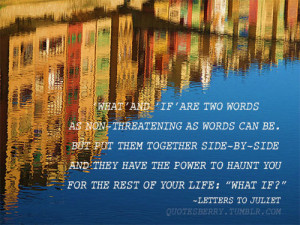 What and If (Letters to Juliet) | via Tumblr