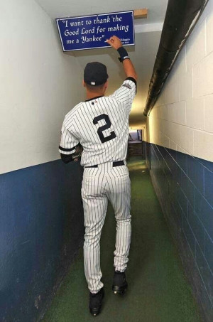 Derek Jeter salute to Joe DiMaggio quote