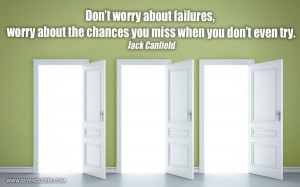 Dont worry about failures picture quotes image sayings