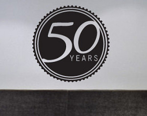 50 years Celebrations - Vinyl Wall Decal - Wall Quotes - Vinyl Sticker ...