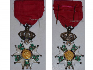 France Medal Knight Order Legion Honor 1852 Napoleon 3d for sale