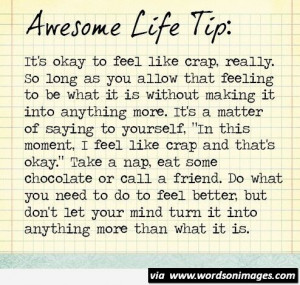 Awesome life tips quote
