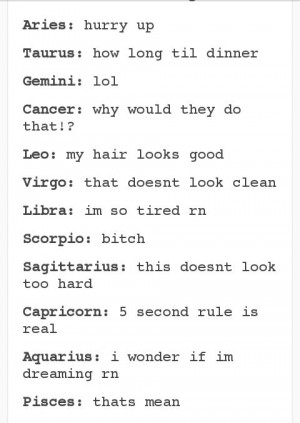 horoscopes, quotes, true