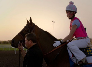 The Toronto native could not get her mount, Game On Dude, to fire in ...