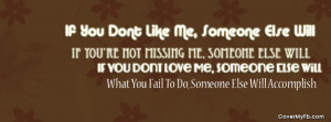 someone else will Facebook Cover