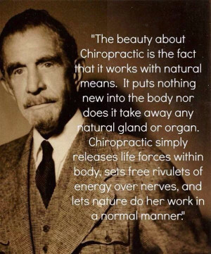 Chiropractic care #quote