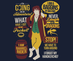 The Hobbit Quotes T-Shirt