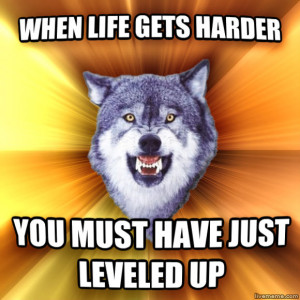 Courage Wolf Meme This 'courage wolf' meme.