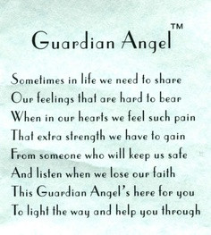 Guardian Angel Quotes Guardian angel - angels quote