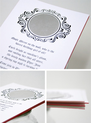 so proud of my poetry skills in rewriting the Magic Mirror’s ...