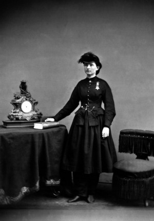 Dr. Mary Walker. Wearing Medal of Honor. Ca. 1866. Mathew Brady ...