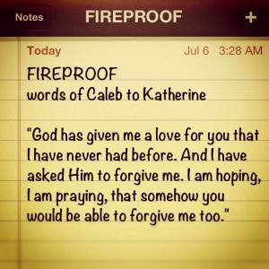 Fireproof Quotes Sayings Fireproof. via kaitlynn norton