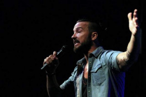 Pastor Carl Lentz leads a Hillsong NYC Church service at Irving Plaza ...