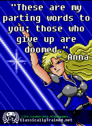 Video Game Quotes: Phantasy Star 2 on Persistence