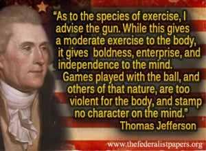 Thomas Jefferson Quotes Gun...