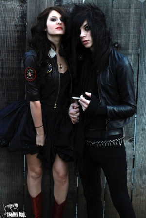Andy Sixx and his ex girlfriend.