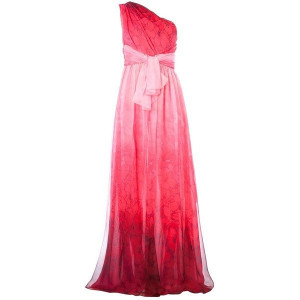 GIAMBATTISTA VALLI floral print empire dress ($3,955) liked on ...