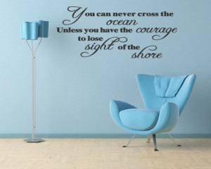 ... The Ocean Vinyl Wall Quotes Lettering Decal Quote Home Decor | eBay