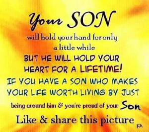 am blessed to have 3 loving sons.