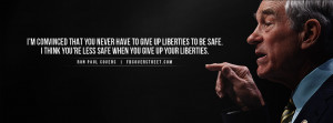 Ron Paul Liberty For Safety Quote Ron Paul Regulating Speech Quote