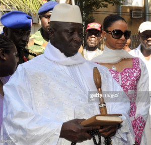 Yahya Jammeh and Wife