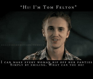 Hi, I'm Tom Felton - harry-potter-vs-twilight Photo