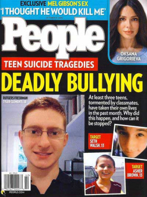 Bullying is a serious issue. The roommate of Tyler Clementi (pictured ...