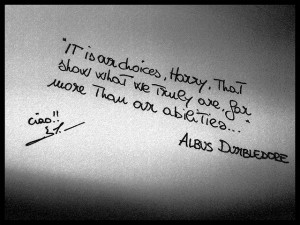 ... show what we truly are, far more than our abilities. Albus Dumbledore