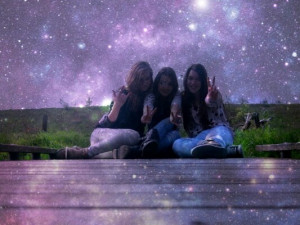 GALAXY with my lovely best friends!