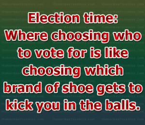 Election time: Where choosing who to vote for is like choosing which ...