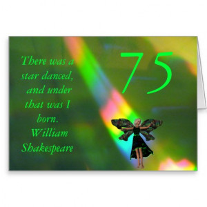 75th Birthday Cards