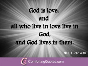 Religious Quotes About God Bible quotes about love. god