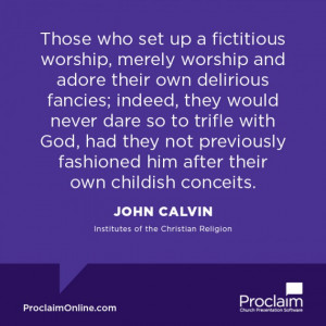 Luther and Calvin on Worship