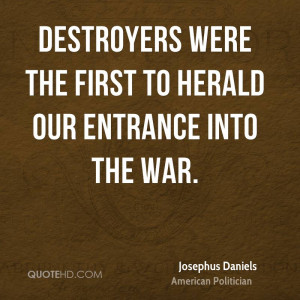 Destroyers Were The First Herald Our Entrance Into War