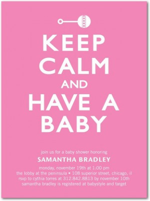 Yet another similarly design baby shower invite , just for the girls.