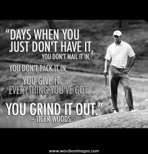 Tiger woods quotes