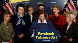 Sen. Barbara Mikulski speaks in favor of the Paycheck Fairness Act ...