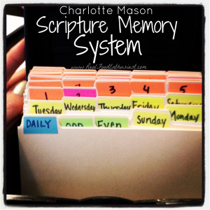 Charlotte Mason Scripture Memory System - an easy way to memorize ...