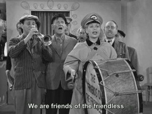 We are friends of the friendless.. yes we are...