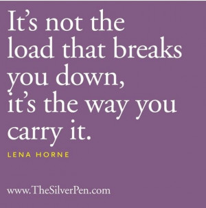 It's not the load...