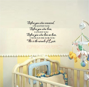 ... die for you This is teh miracle of Love Wall decal quotes sayings