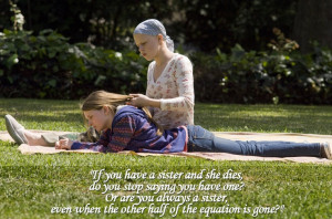 The bond between sisters.