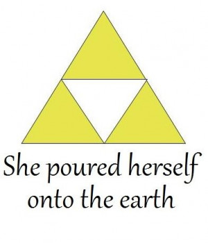 Adding a quote to my triforce