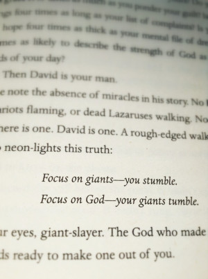 Facing your Giants by Max Lucado
