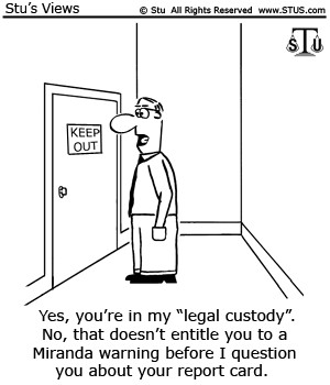 CARTOONS- Miranda v. Arizona