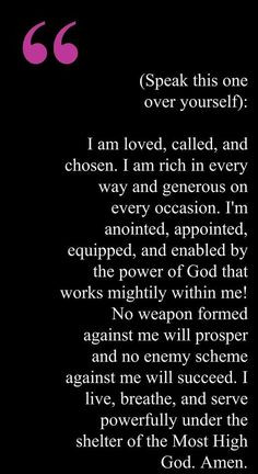 , equipped, and enabled by the power of God that works mightily ...