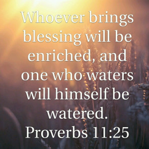 Blessing Others is a Privilege